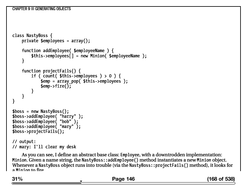 Screen PHP Objects, Patterns and Practice, Third Edition